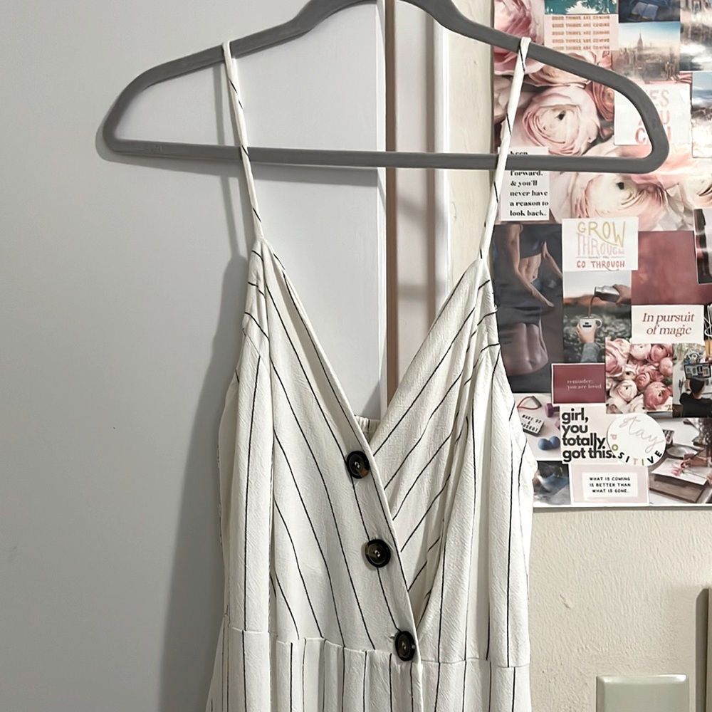 Urban Romantics linen cotton blend dress size L